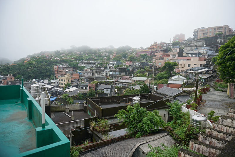 住宅街の眺望